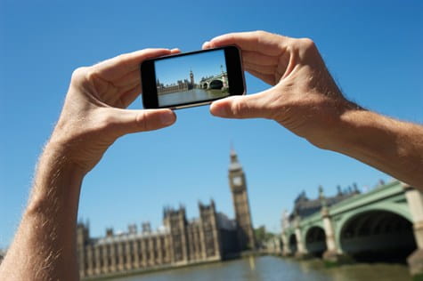 Foto de Londres con el móvil