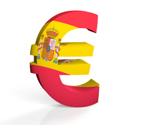 Euro con colores España